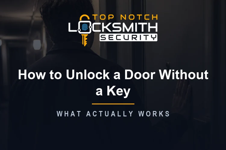 How to Unlock a Door Without a Key (and Which Doors You Cannot)