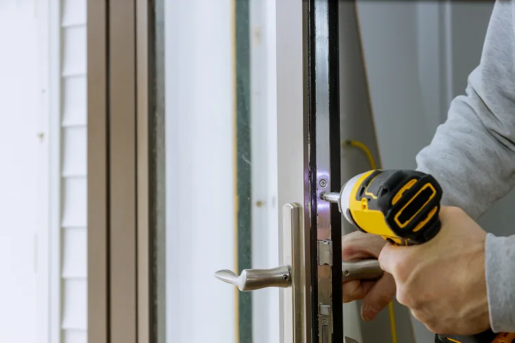 A misaligned door putting pressure on the deadbolt so the key will not turn.