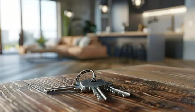 Licensed locksmith helping a homeowner during a NYC house lockout