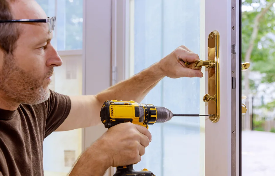 Replacing key pins in a deadbolt lock cylinder during a rekey