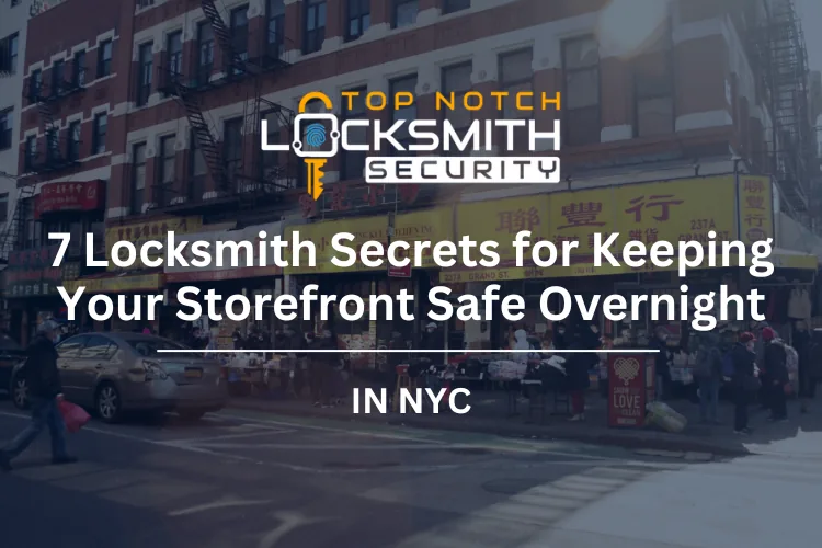 7 Locksmith Secrets for Keeping Your NYC Storefront Safe Overnight