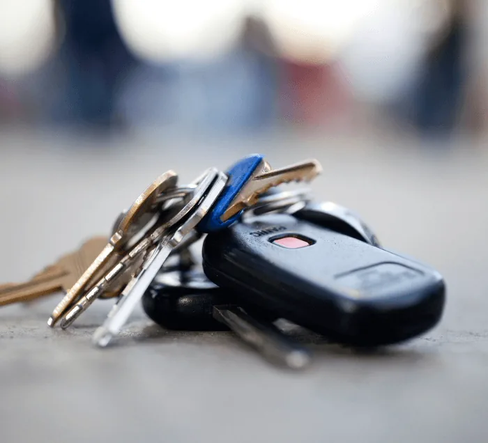 Assorted house, commercial, and transponder car keys cut and programmed on-site in NYC